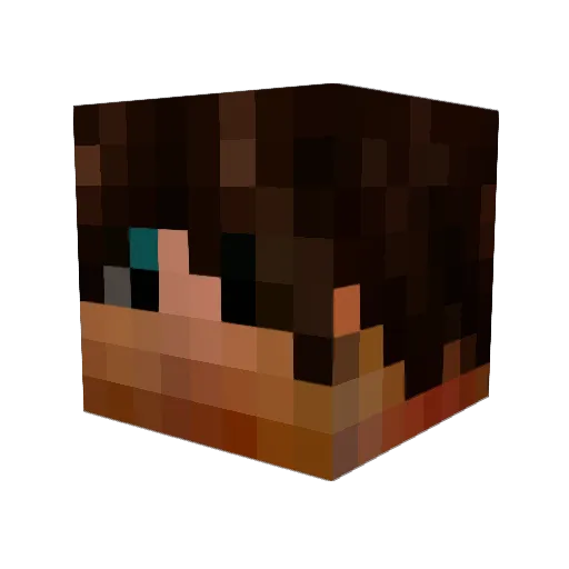 CrimsonPh3onix Minecraft avatar head, 3D render
