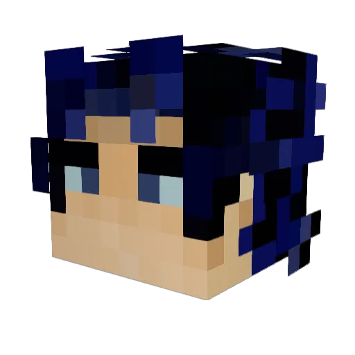 CrimsonPhoenixMC Minecraft avatar head, 3D render