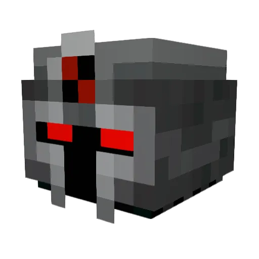 CrimsonPotato_44 Minecraft avatar head, 3D render