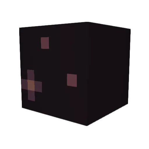 CrimsonWhale Minecraft avatar head, 3D render