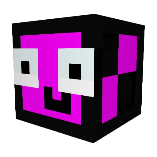 CrimsonWinds Minecraft avatar head, 3D render