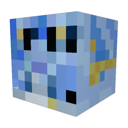 Crimson_Behelit Minecraft avatar head, 3D render