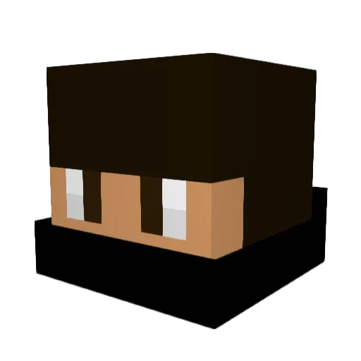 Crimson_F9 Minecraft avatar head, 3D render