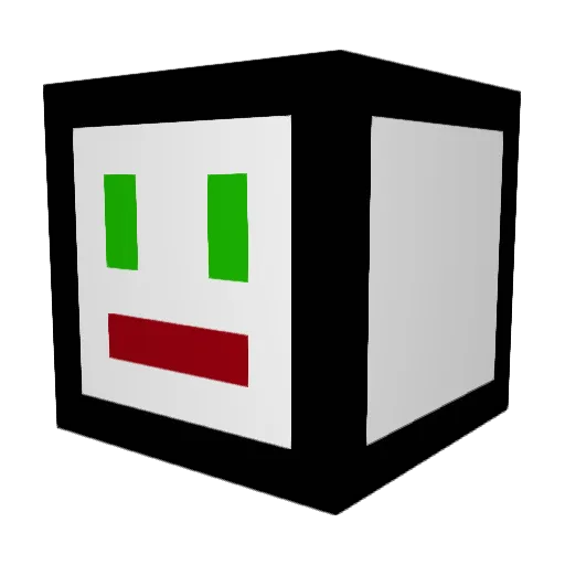 Crimson_Madness Minecraft avatar head, 3D render