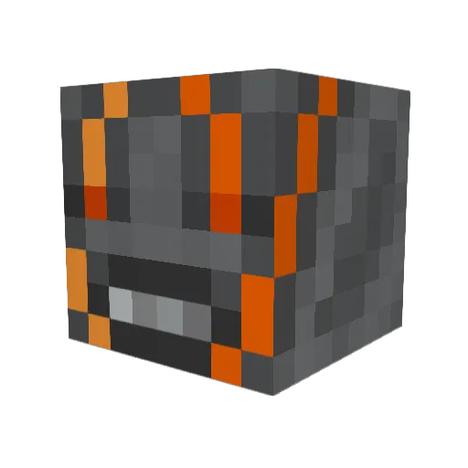 Crimson_Score Minecraft avatar head, 3D render