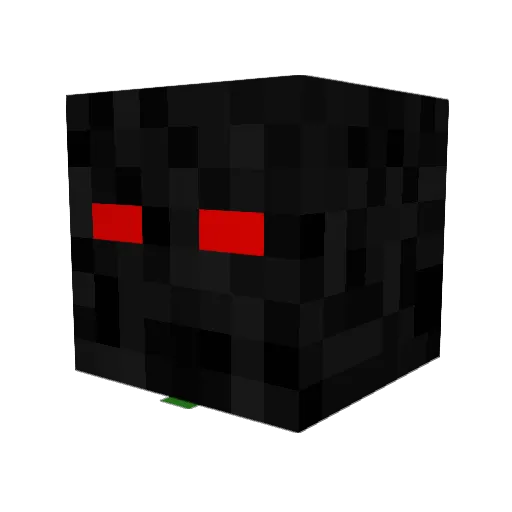 Crimson_Toaster Minecraft avatar head, 3D render