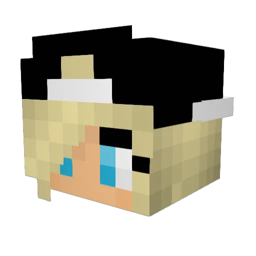 Crimson_Vape Minecraft avatar head, 3D render