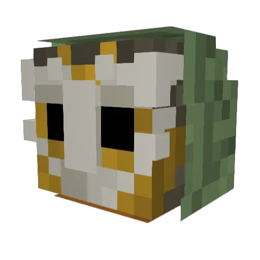 Crimsoncreed1 Minecraft avatar head, 3D render