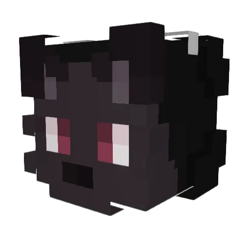 Crineli Minecraft avatar head, 3D render