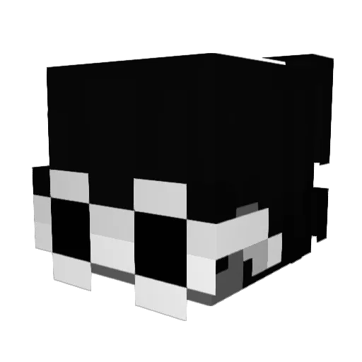 Cringe7506 Minecraft avatar head, 3D render