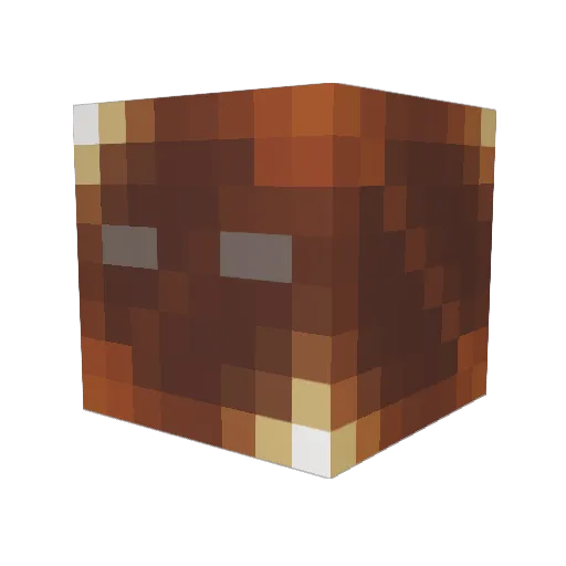 CringeFBI654 Minecraft avatar head, 3D render