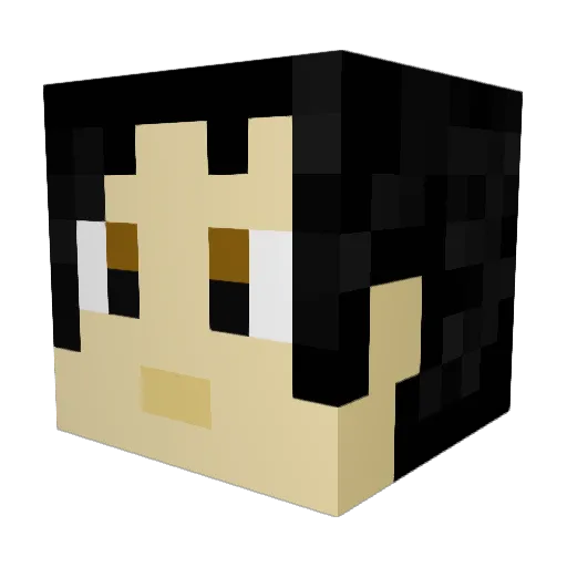 Cringeboiiii2033 Minecraft avatar head, 3D render