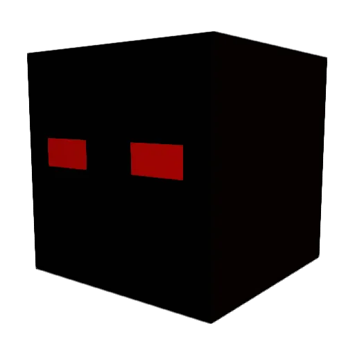 Cringeds Minecraft avatar head, 3D render