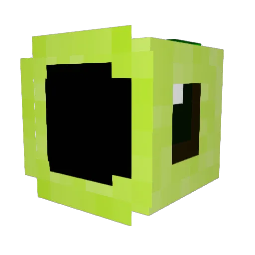 CringeyPops Minecraft avatar head, 3D render