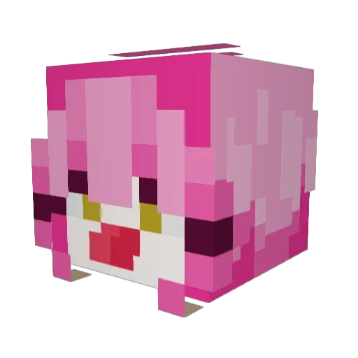 Crinkle_Fry Minecraft avatar head, 3D render