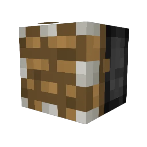 Crinoos Minecraft avatar head, 3D render