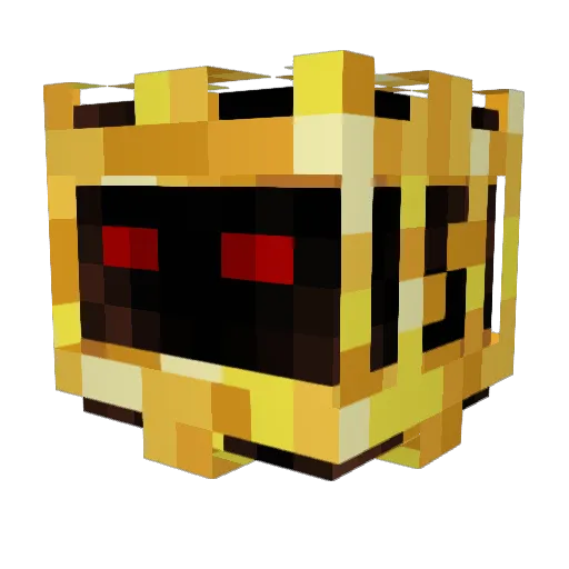 Crinor Minecraft avatar head, 3D render