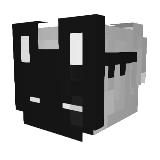 CrippledToot Minecraft avatar head, 3D render