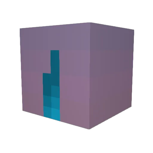 Cris002 Minecraft avatar head, 3D render