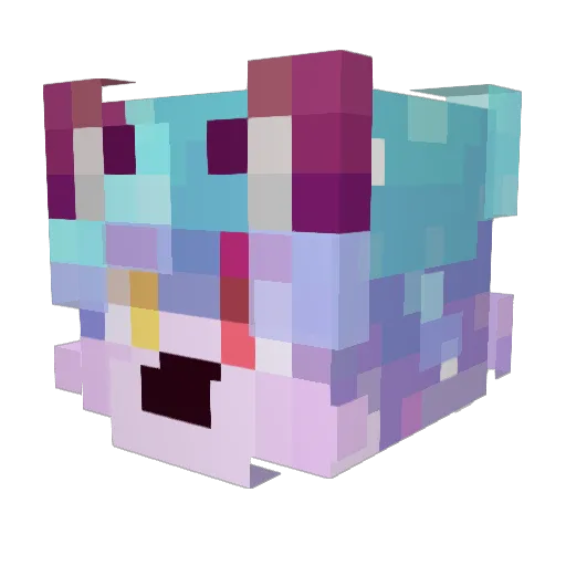 CrisKris Minecraft avatar head, 3D render