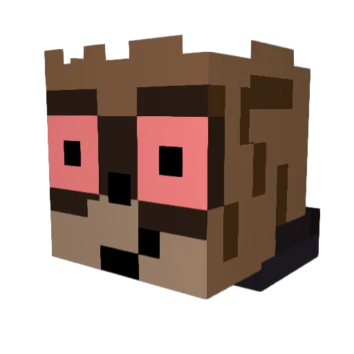 CrisLaZ_25 Minecraft avatar head, 3D render