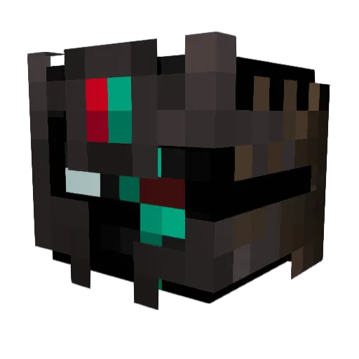 CrisSuss Minecraft avatar head, 3D render