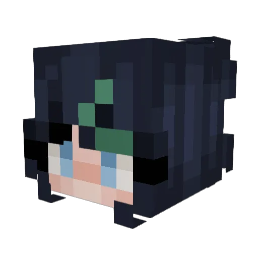 Cris_Rie Minecraft avatar head, 3D render