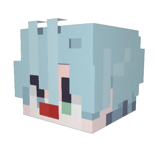Cris__tian Minecraft avatar head, 3D render