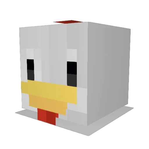 Cris_gaming Minecraft avatar head, 3D render