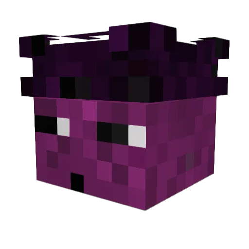 Crisaherel Minecraft avatar head, 3D render