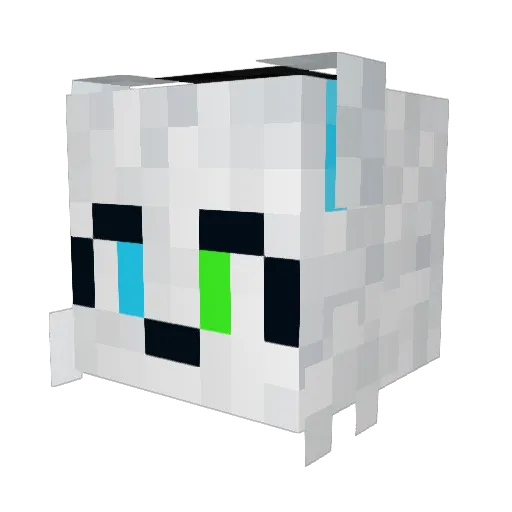 Crisbox64 Minecraft avatar head, 3D render