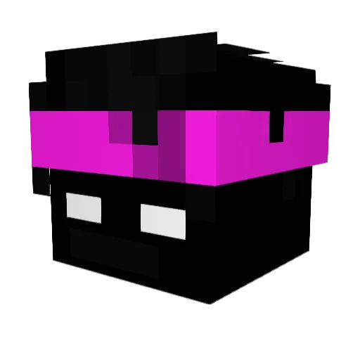 Crislow2 Minecraft avatar head, 3D render