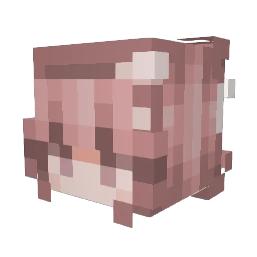 Crismazzini Minecraft avatar head, 3D render