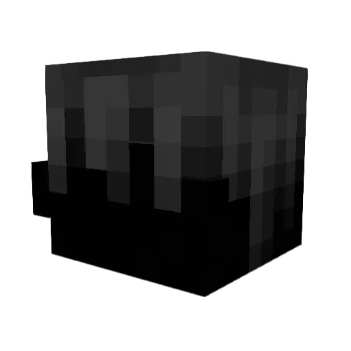 Crispaye Minecraft avatar head, 3D render