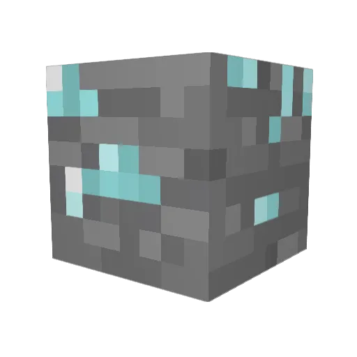 Crispellik Minecraft avatar head, 3D render