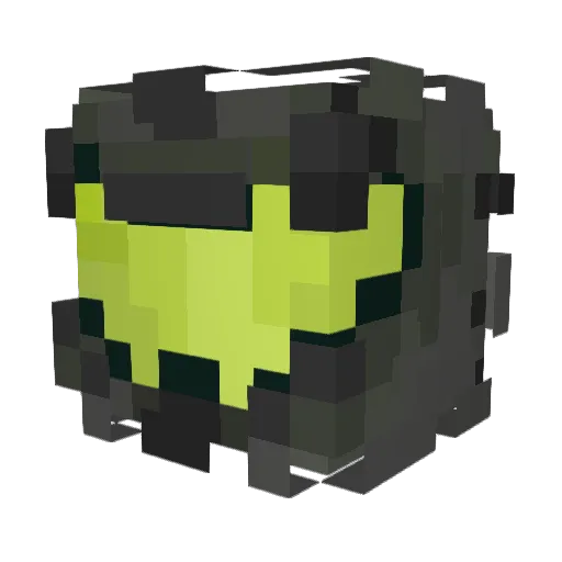 CrisposWTF Minecraft avatar head, 3D render
