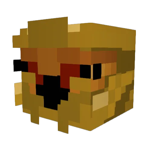 Crispro789 Minecraft avatar head, 3D render