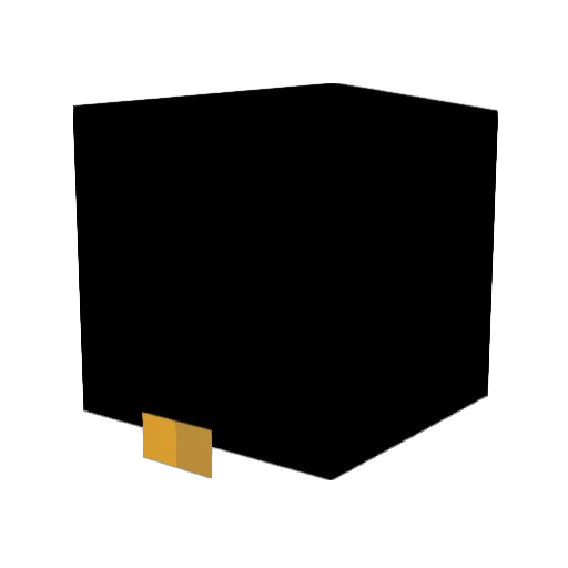 CrispyBattery Minecraft avatar head, 3D render