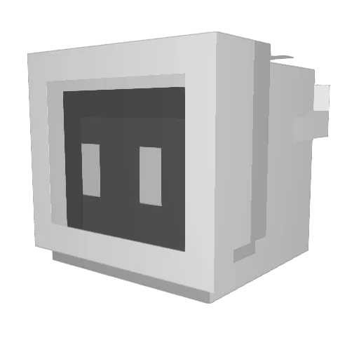CrispyEddy Minecraft avatar head, 3D render