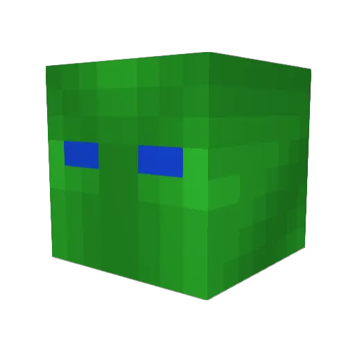 CrispyJiggles Minecraft avatar head, 3D render