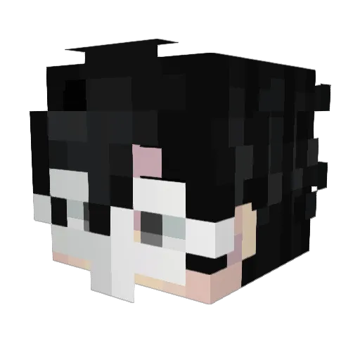 CrispyLemonz Minecraft avatar head, 3D render