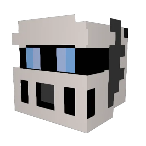 Crispy_Mans125 Minecraft avatar head, 3D render
