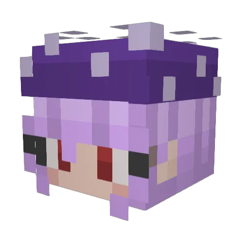 Crispy_Rutabaga Minecraft avatar head, 3D render