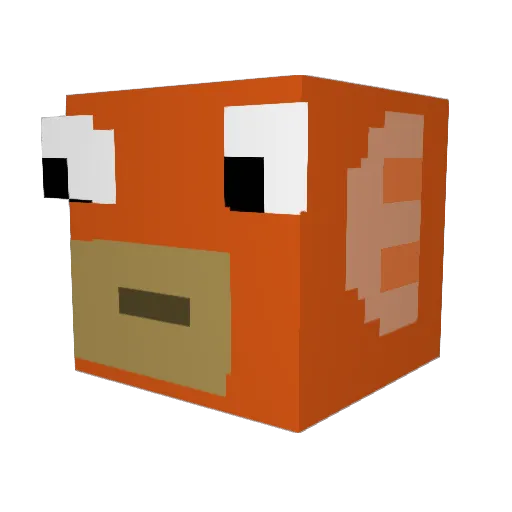 Crispybacon328 Minecraft avatar head, 3D render