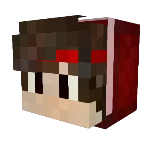 Crispyy26 Minecraft avatar head, 3D render
