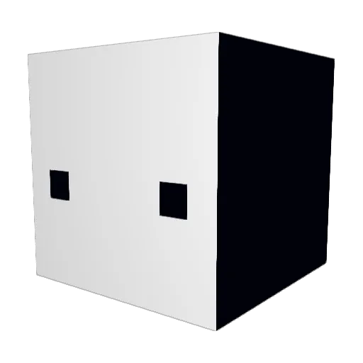 Criss10c Minecraft avatar head, 3D render