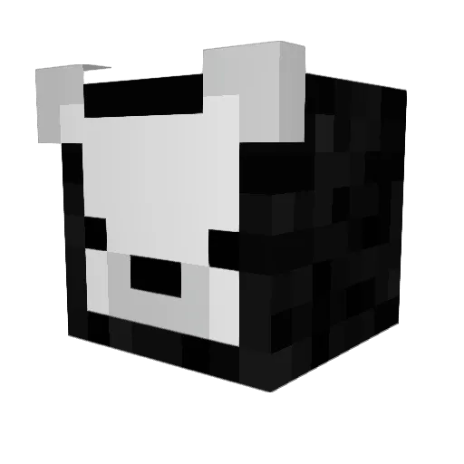 CrissVersion Minecraft avatar head, 3D render