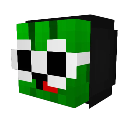 CristBycicle72 Minecraft avatar head, 3D render