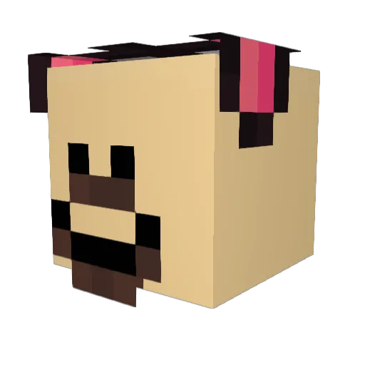 Cristi0192 Minecraft avatar head, 3D render
