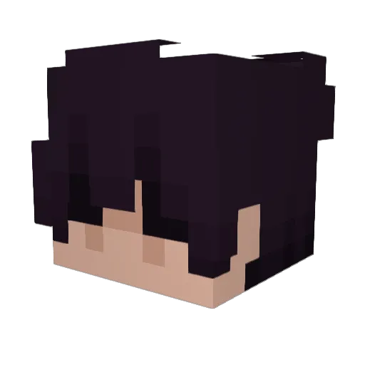 Cristi496 Minecraft avatar head, 3D render